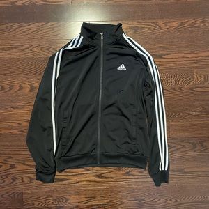 Adidas Tracksuit Top Black Size Medium